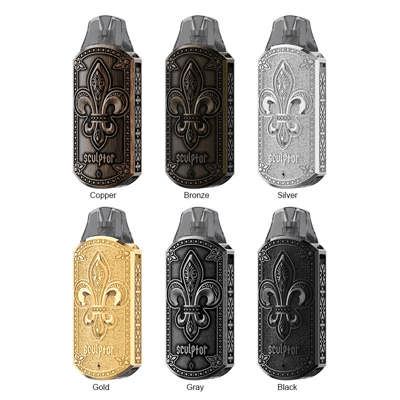 UWELL SCULPTOR雕塑家 11W電鍍金屬雕刻空倉煙彈:圖片 5